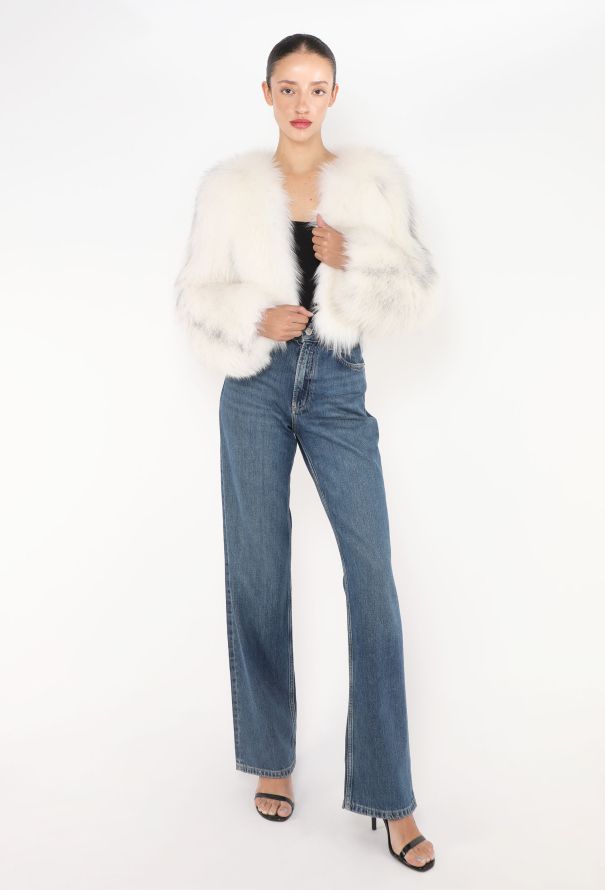 Prada Fox Fur Cropped Jacket - 5