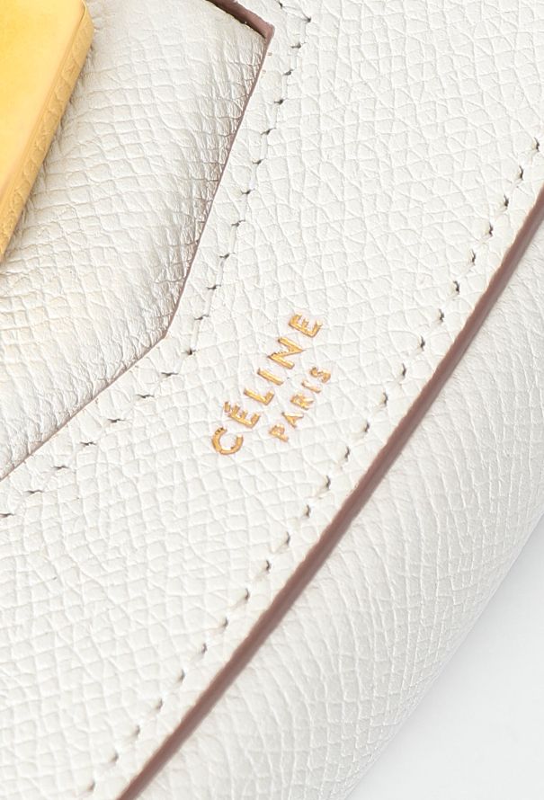 Céline White Small Trotteur Bag - 11 Céline White Small Trotteur Bag - 11