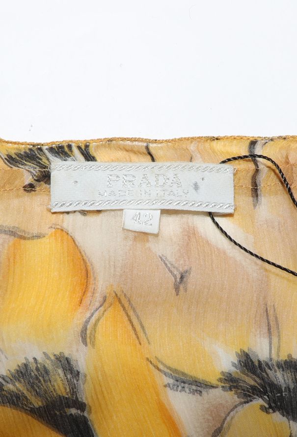 Prada F/W 2000 Floral Chiffon Dress - 5