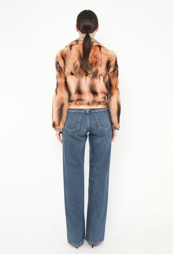 Gianni Versace F/W 2000 Python Fur Bomber Jacket - 6