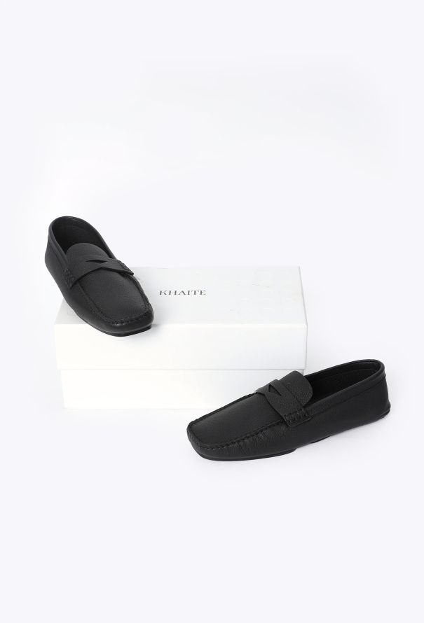 Khaite Billy Leather Penny Loafers, 2025 - 4