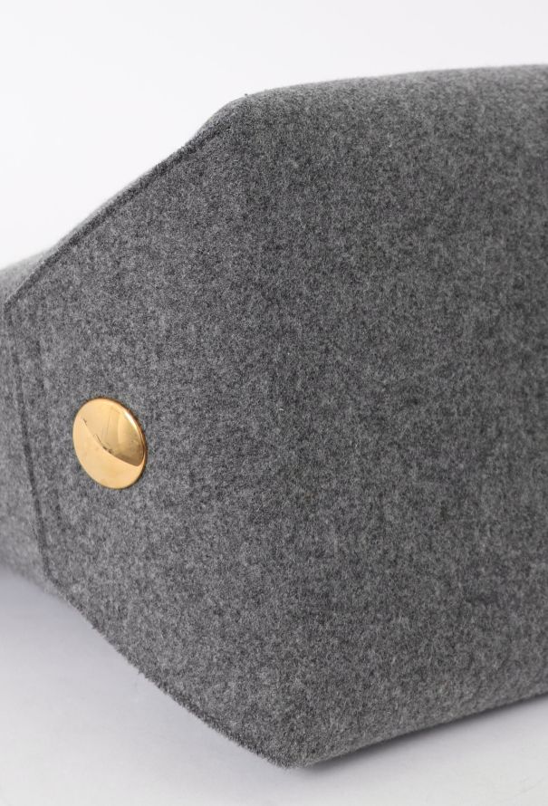 Céline Grey Felt Orb Tote Bag - 8 Céline Grey Felt Orb Tote Bag - 8