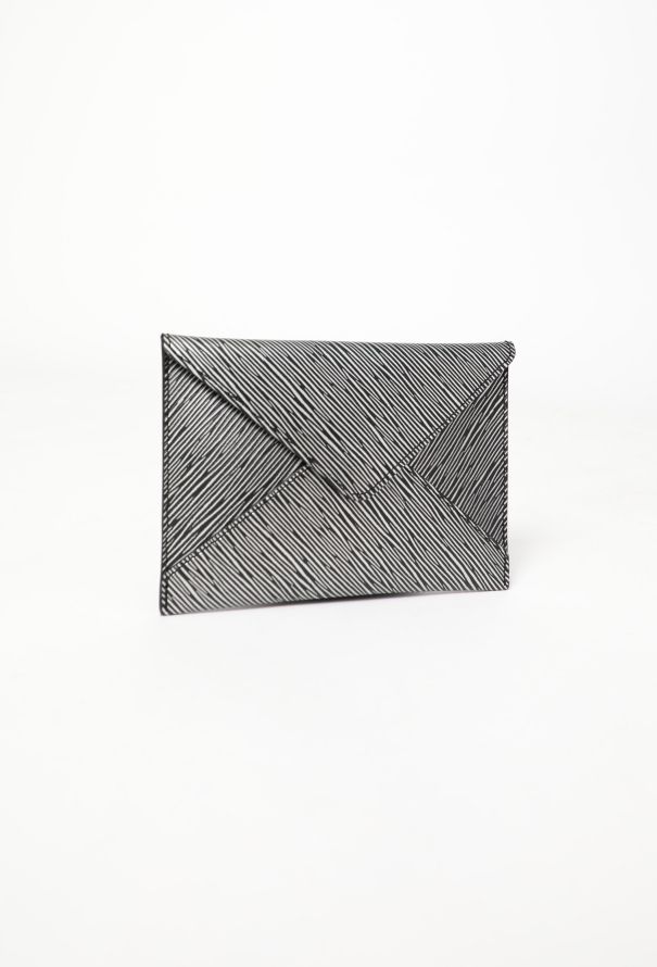 Louis Vuitton Silver Epi Envelope Pouch - 2 Louis Vuitton Silver Epi Envelope Pouch - 2