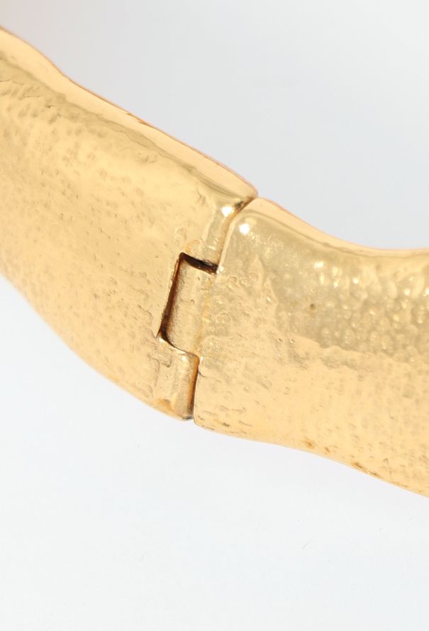 Saint Laurent S/S 1992 Goossens Hammered Snake Necklace - 5