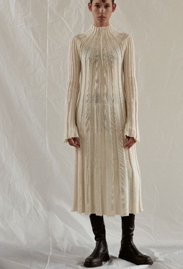 Céline Resort 2017 Fluted Knit Dress - 2