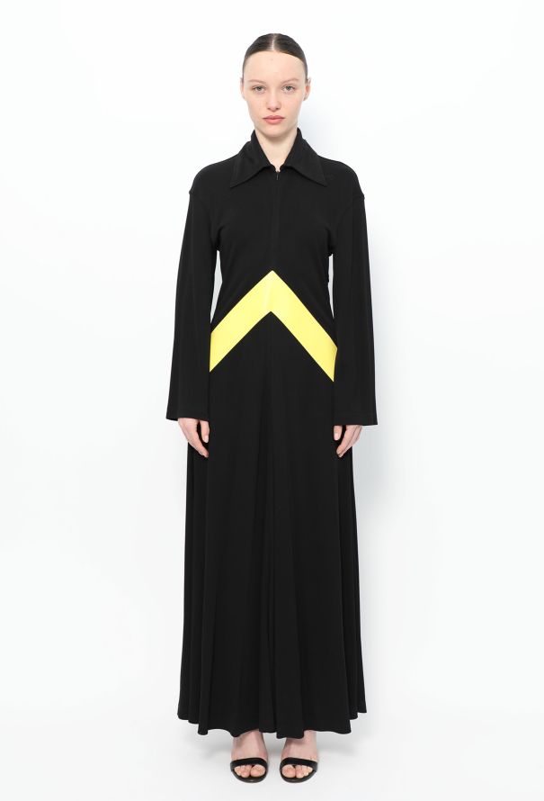 Céline Pre-Fall 2017 Chevron Maxi Dress - 1