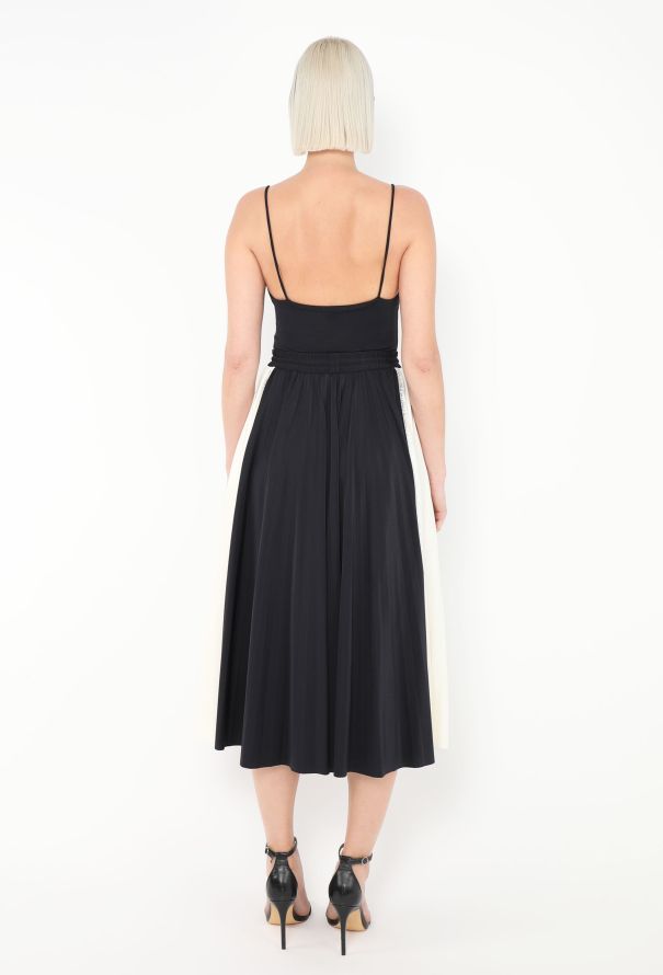 Valentino Pleated Lace Trim Skirt - 5