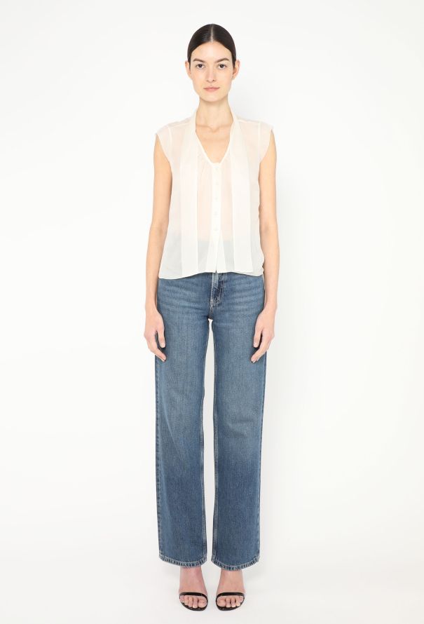 Chanel Chiffon Lavallière Blouse - 3 Chanel Chiffon Lavallière Blouse - 3