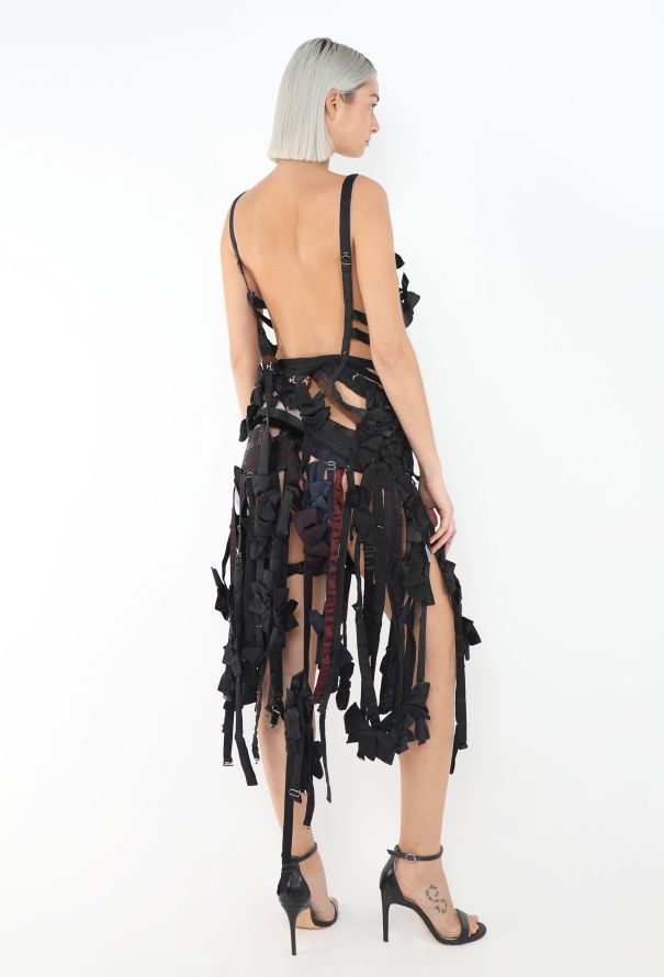 Maison Margiela ULTRA RARE F/W 2006 Artisanal Bow-Tie Dress - 6