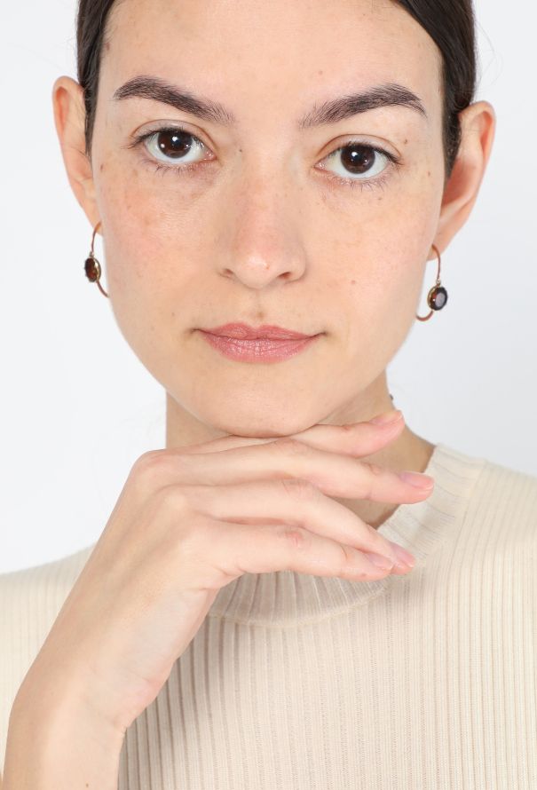 Vintage Fine Jewelry 18k Yellow Gold & Gemstone Earrings - 2 Vintage Fine Jewelry 18k Yellow Gold & Gemstone Earrings - 2