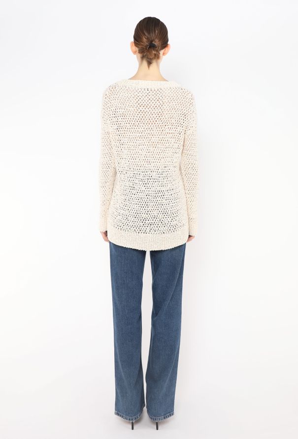 The Row Crochet Open-Knit Sweater - 4 The Row Crochet Open-Knit Sweater - 4
