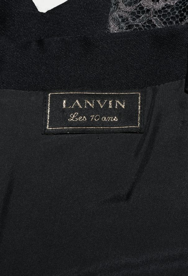 Lanvin 2012 'Les 10 ans' Lace Appliqué Dress - 6 Lanvin 2012 'Les 10 ans' Lace Appliqué Dress - 6