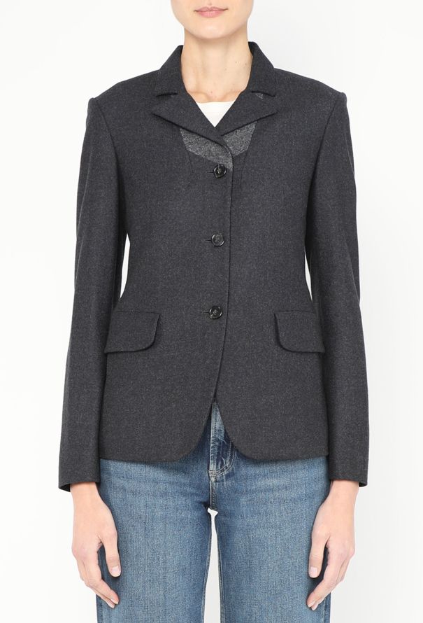 Jil Sander Classic Tailored Felted Blazer - 1
