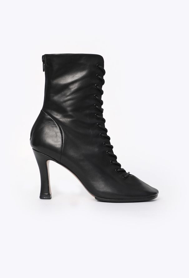 Céline Glove Lace-up Boots, S/S 2018 - 1
