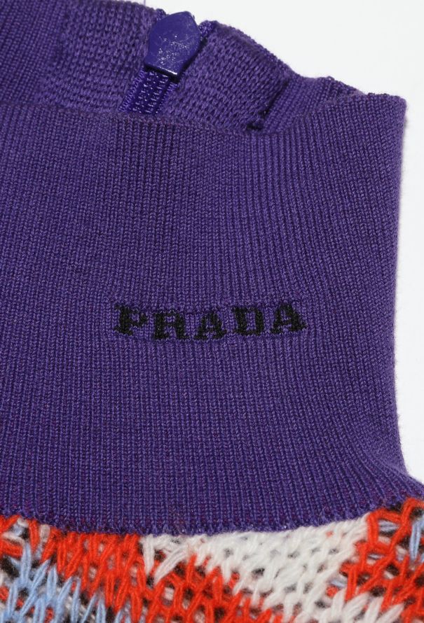 Prada F/W 2022 Abstract Knit Sweater - 8