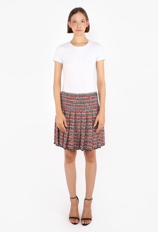 Chanel Pleated Tweed Skirt, S/S 2013 - 3
