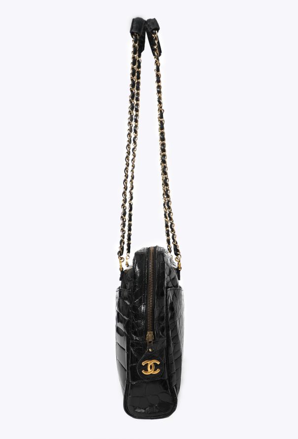 Chanel Alligator Maxi Camera Bag, 1990s - 6