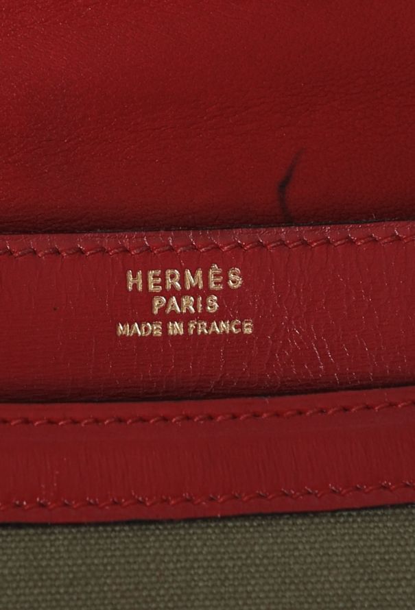 Hermès '80s Toile & Box Shoulder Bag - 12