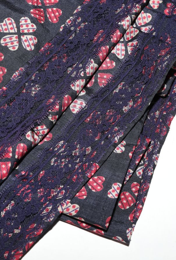 Saint Laurent S/S 1978 Heart Print Skirt Ensemble - 9 Saint Laurent S/S 1978 Heart Print Skirt Ensemble - 9