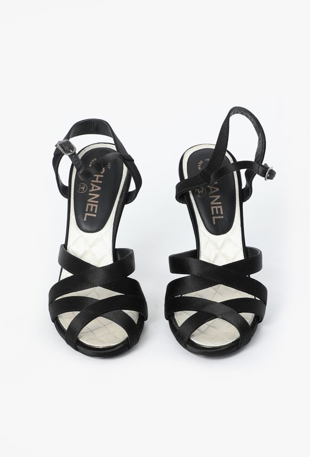 Chanel Strappy Slingback 'CC' Sandals - 2