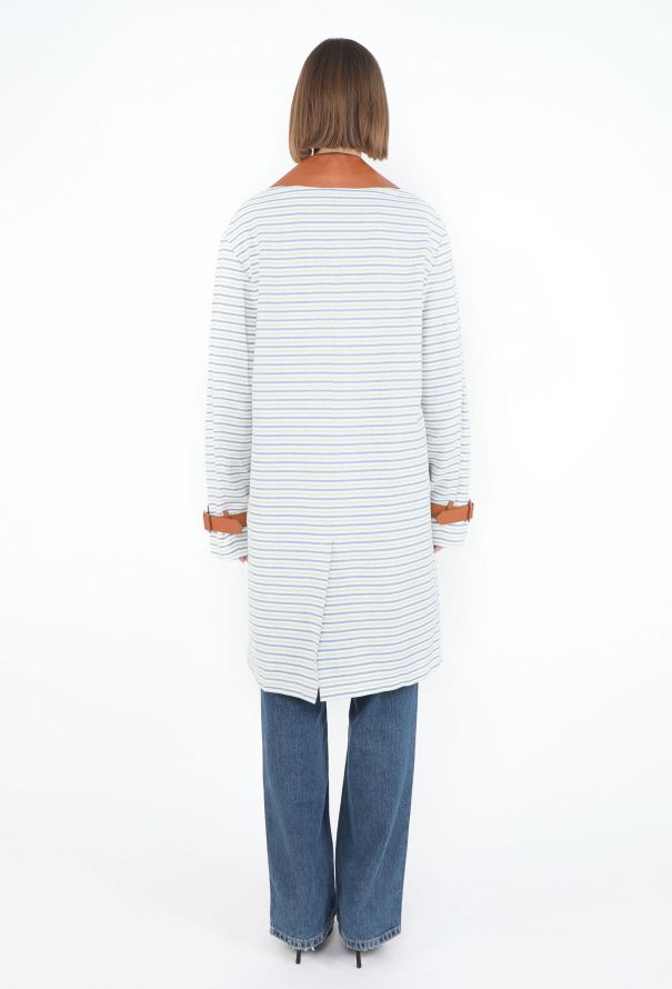 Loewe Striped Canvas Emblem Coat - 5
