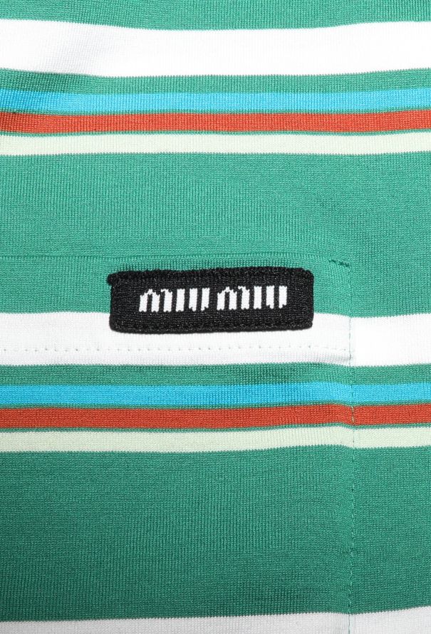 Miu Miu S/S 2024 Classic Striped T-Shirt - 6