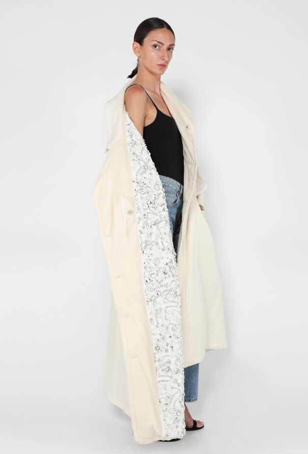 Maison Margiela Painted Crystal Duvet Coat, 2022 - 1