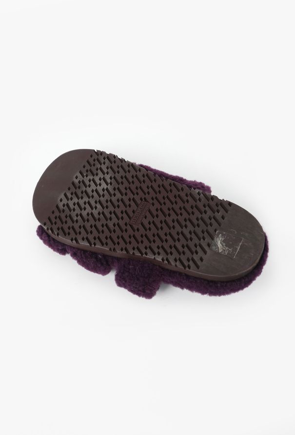 Hermès 2024 Shearling Chypre Sandals - 5