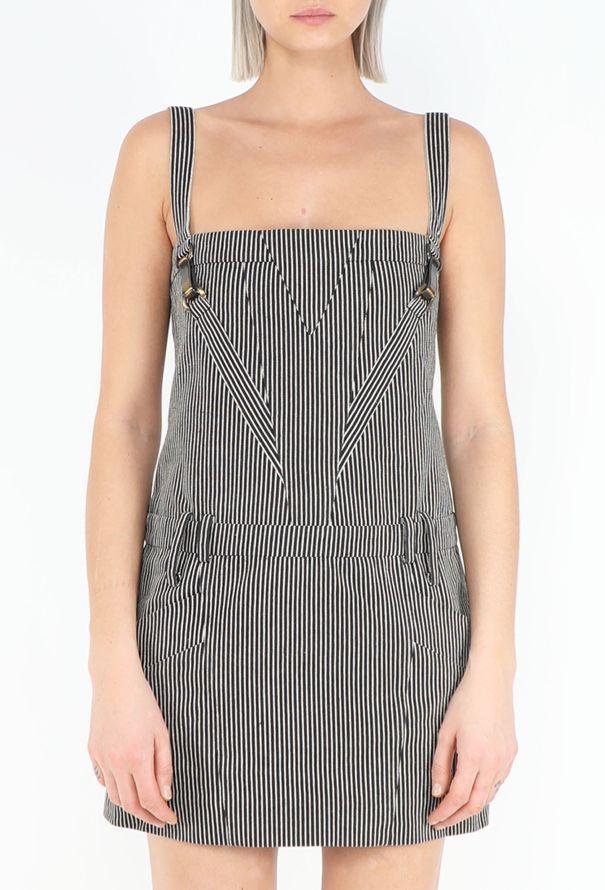 Balenciaga ICONIC S/S 2001 Le Dix Pinstripe Dress - 4