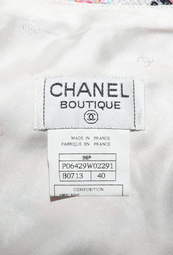 Chanel Houndstooth Tweed Mini Skirt, 1996 - 5