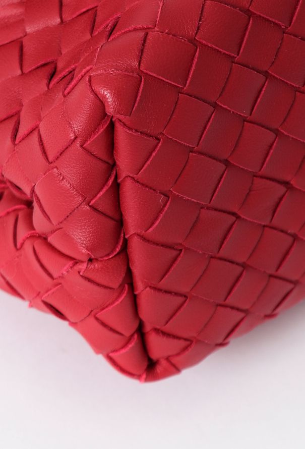 Bottega Veneta Olimpia Red signature Intrecciato leather Shoulder Bag - 11