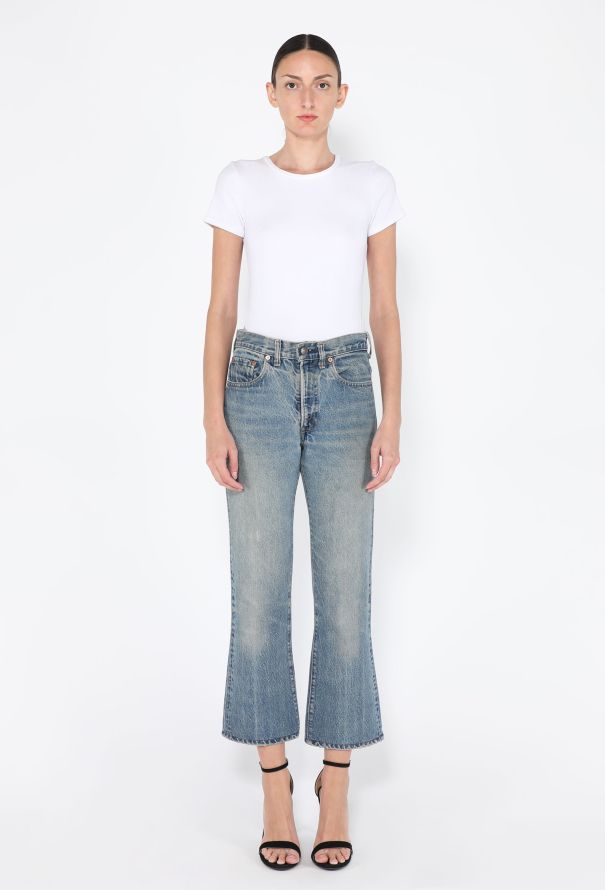 Levi's Vintage Distressed Cropped 517 Jeans - 2
