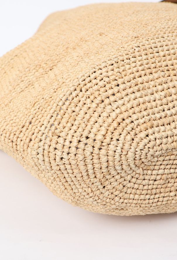 Loewe Paula's Ibiza Slit Raffia Tote Bag - 8