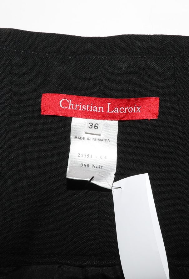 Christian Lacroix Late '90s Piqué Flared Trousers - 5