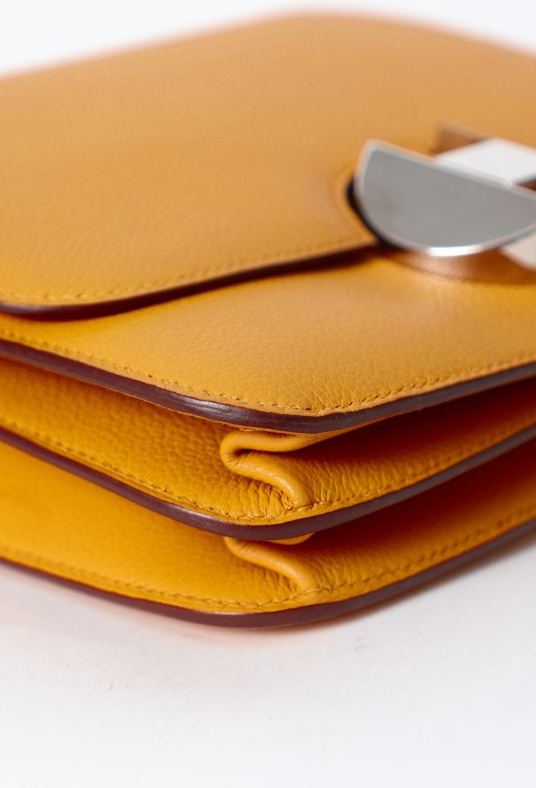 Hermès S/S 2018 Jaune Ambre Evercolor 2002 Bag - 10 Hermès S/S 2018 Jaune Ambre Evercolor 2002 Bag - 10