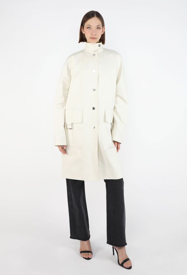 Hermès S/S 2020 Gabardine Car Coat - 8
