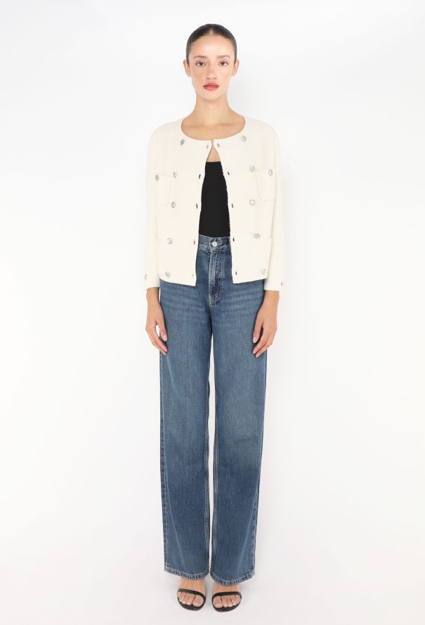 Chanel 2022 Double-Breasted Cashmere Cardigan - 3