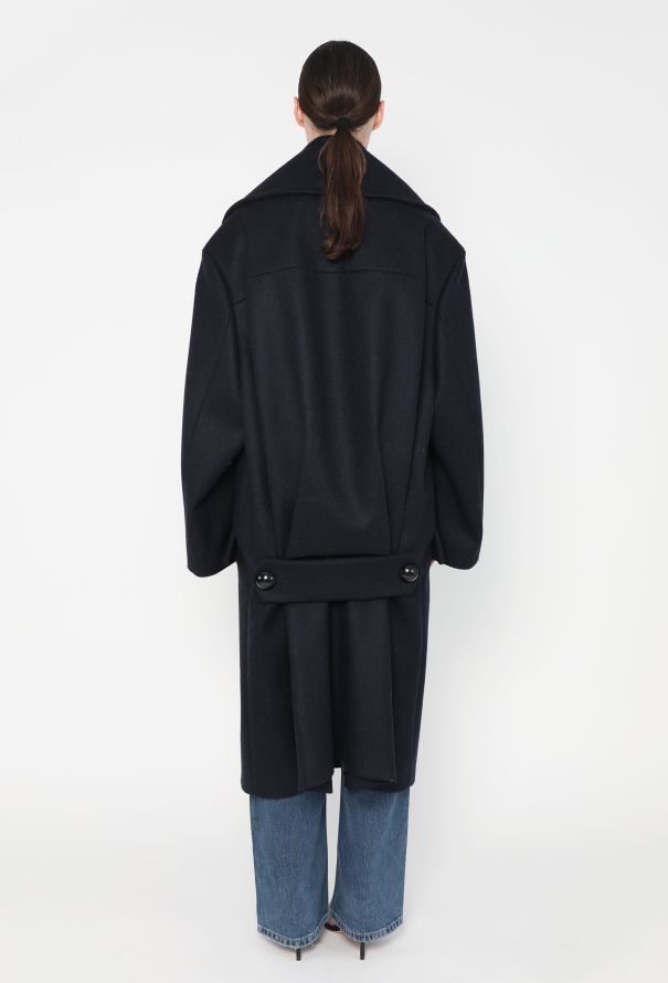 Alaïa F/W 2022 Oversized Naval Coat - 6