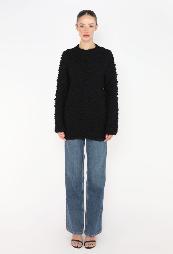 Comme des Garçons 2022 Bouclé Knit Oversized Sweater - 2