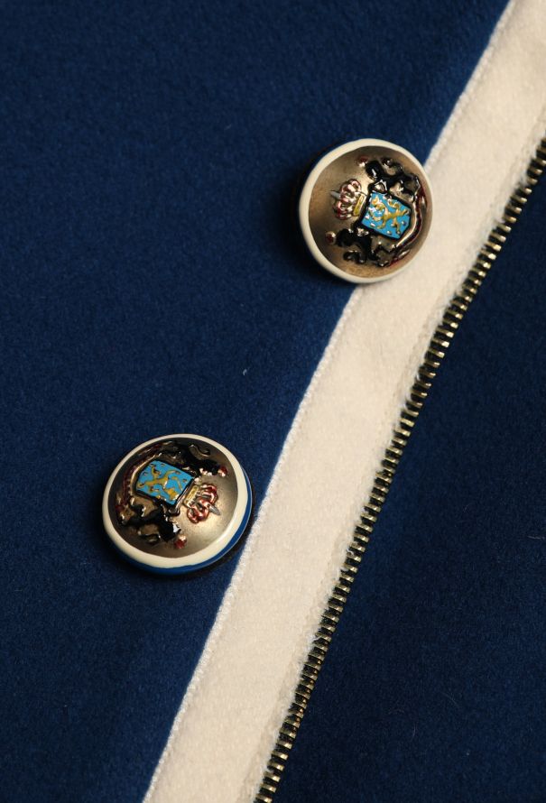 Balenciaga F/W 2007 Collegiate Fur Collar Blazer - 12