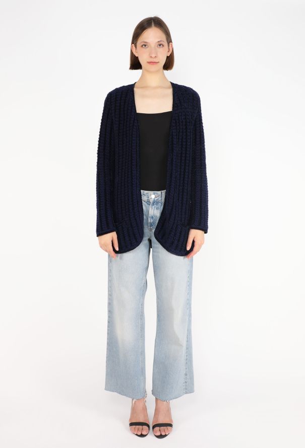Saint Laurent Belted Wool Knit Cardigan, F/W 1975 - 4