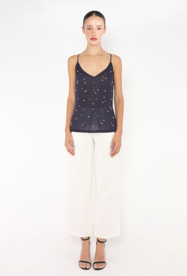 Chanel 2014 Pearl 'CC' Camisole - 2