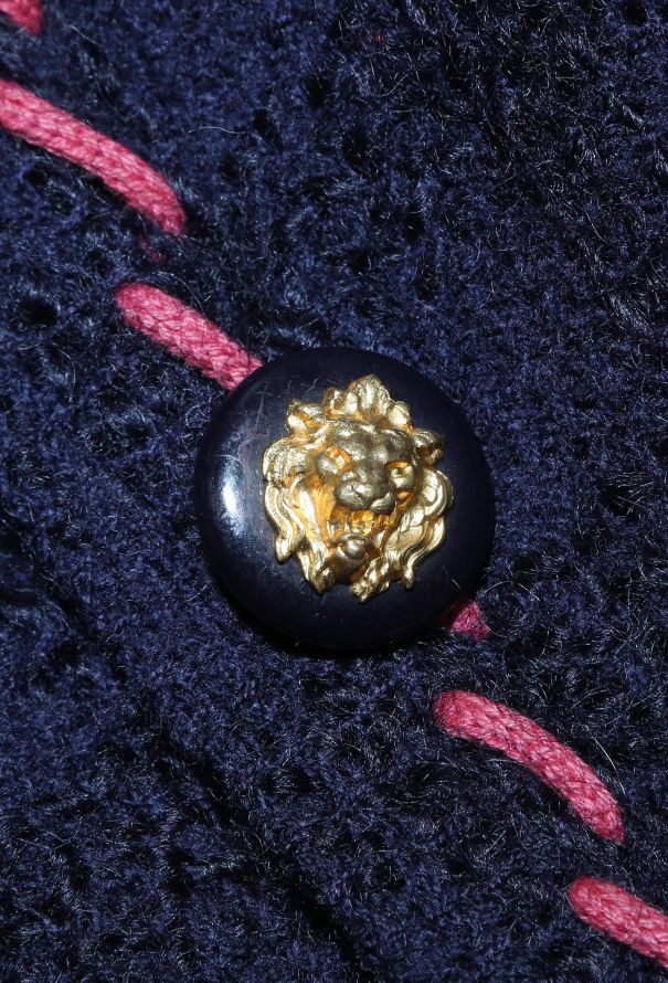 Chanel Lion-Embossed Tweed Jacket, 1970s - 8