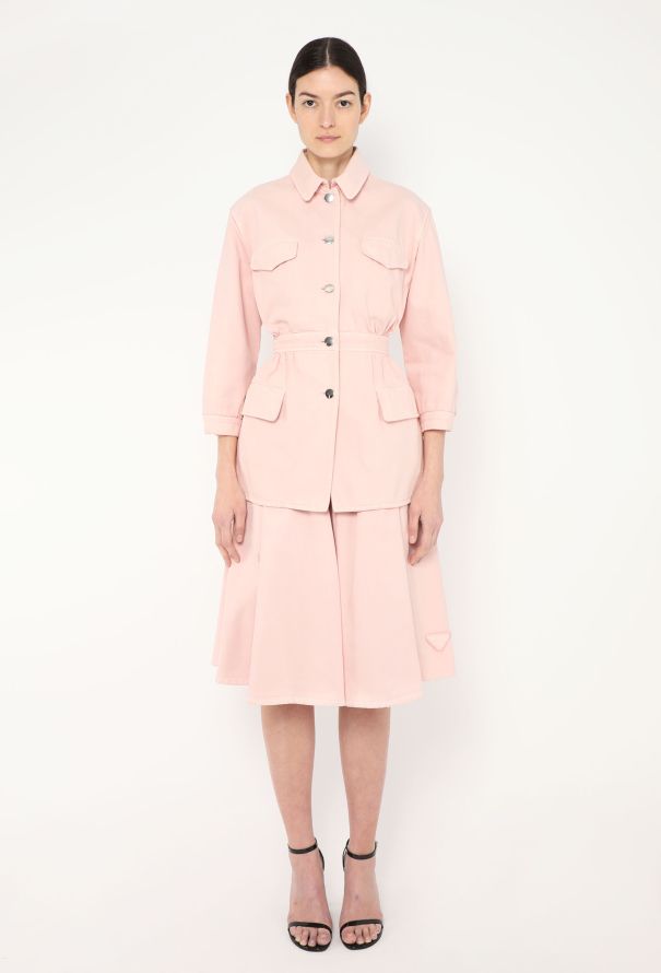 Prada Resort 2020 Denim Skirt Ensemble - 5 Prada Resort 2020 Denim Skirt Ensemble - 5