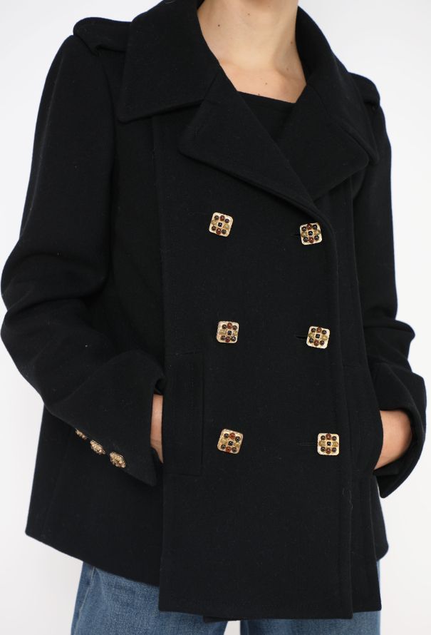 Chanel Pre-Fall 2011 Paris-Byzance Gripoix Peacoat - 6