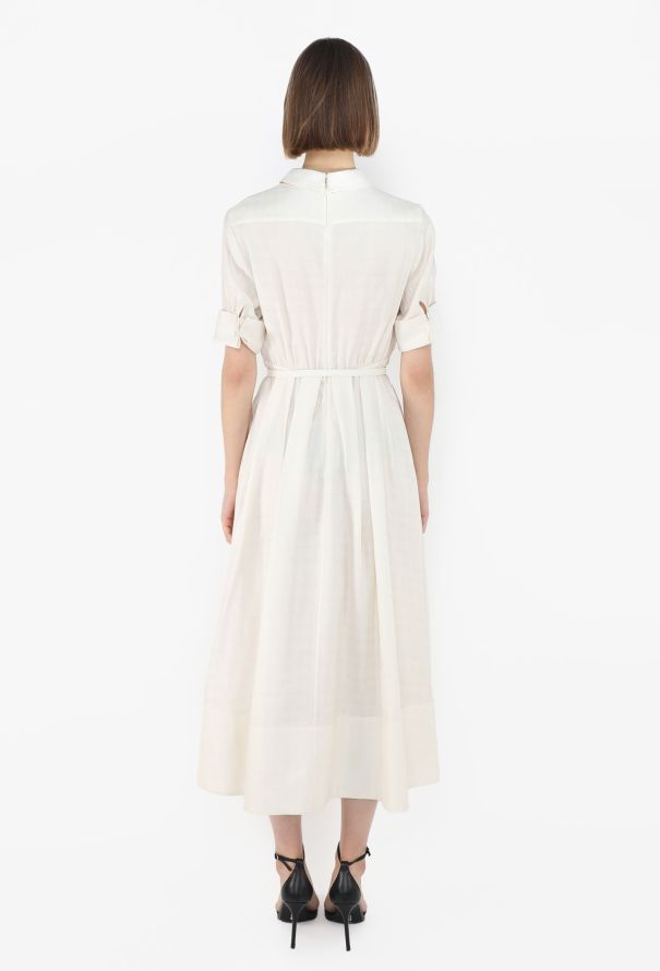 Dior 2022 Jacquard Houndstooth Silk Dress - 5