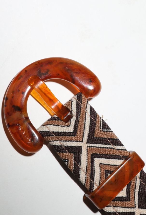 ICONIC F/W 1996 Geometric Belted Ensemble - Prada | ReSee