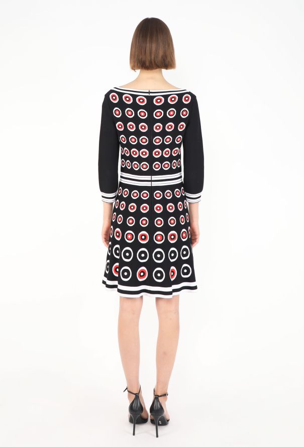 Alaïa S/S 2017 Graphic Mod Skater Dress - 5