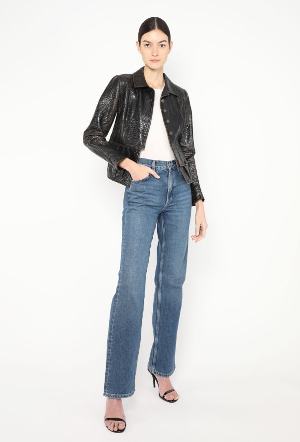 Chanel F/W 2003 Embossed 'CC' Jacket - 5 Chanel F/W 2003 Embossed 'CC' Jacket - 5