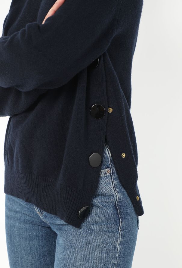 Céline Buttoned Cashmere Sweater - 3